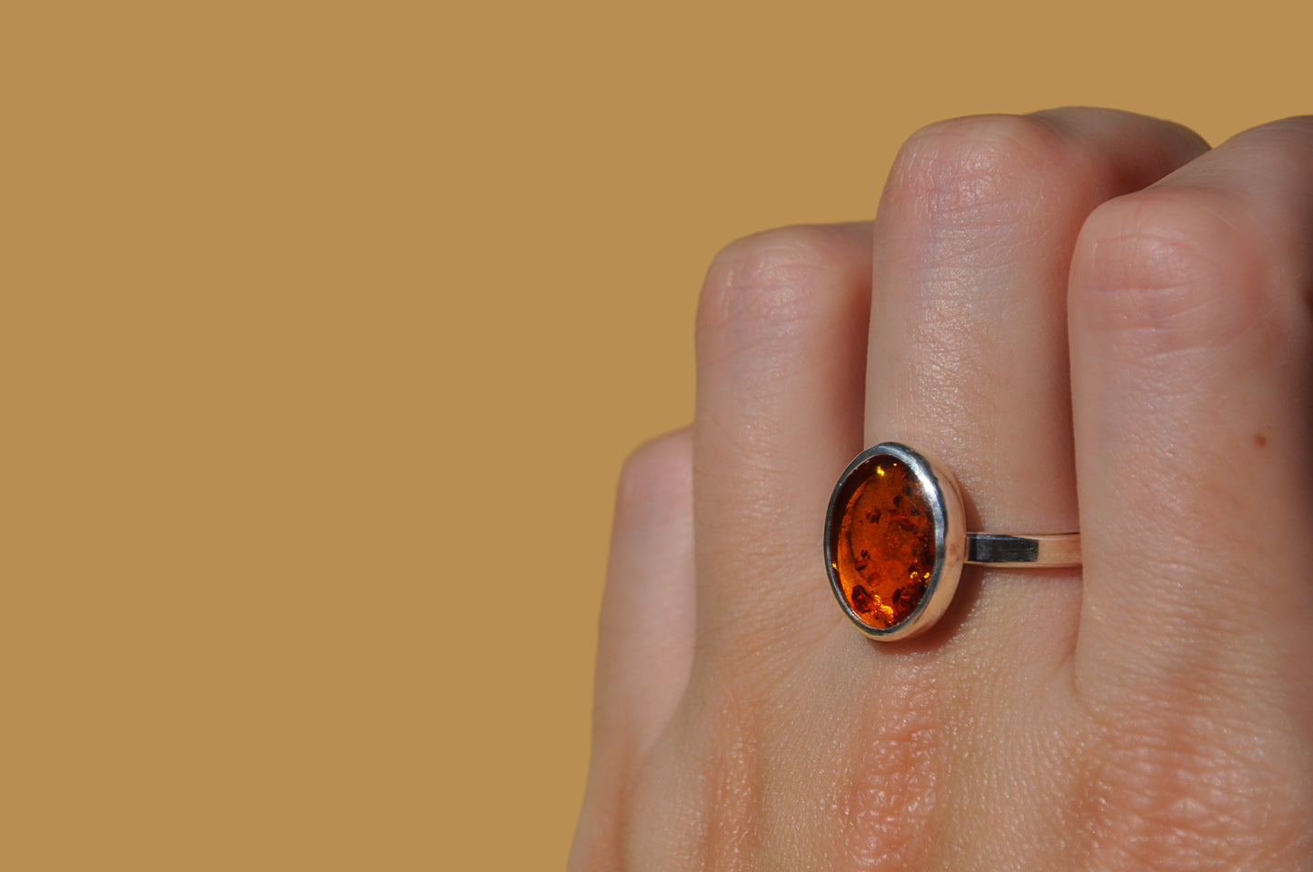 Baltic Amber Ring