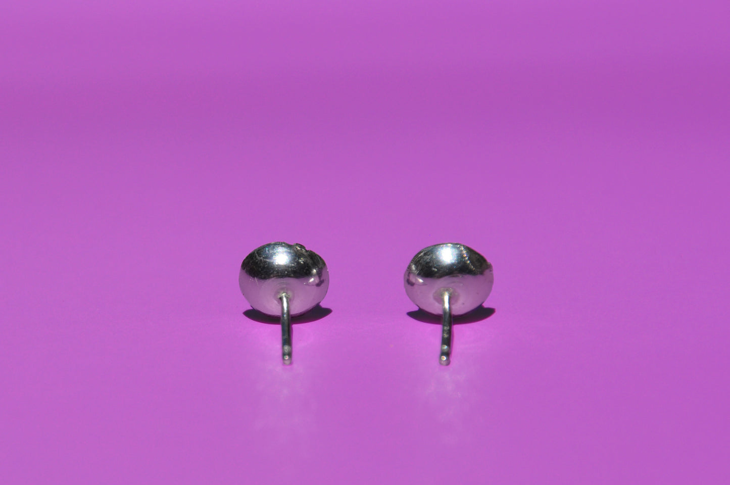 Amethyst Roller Stud Earrings