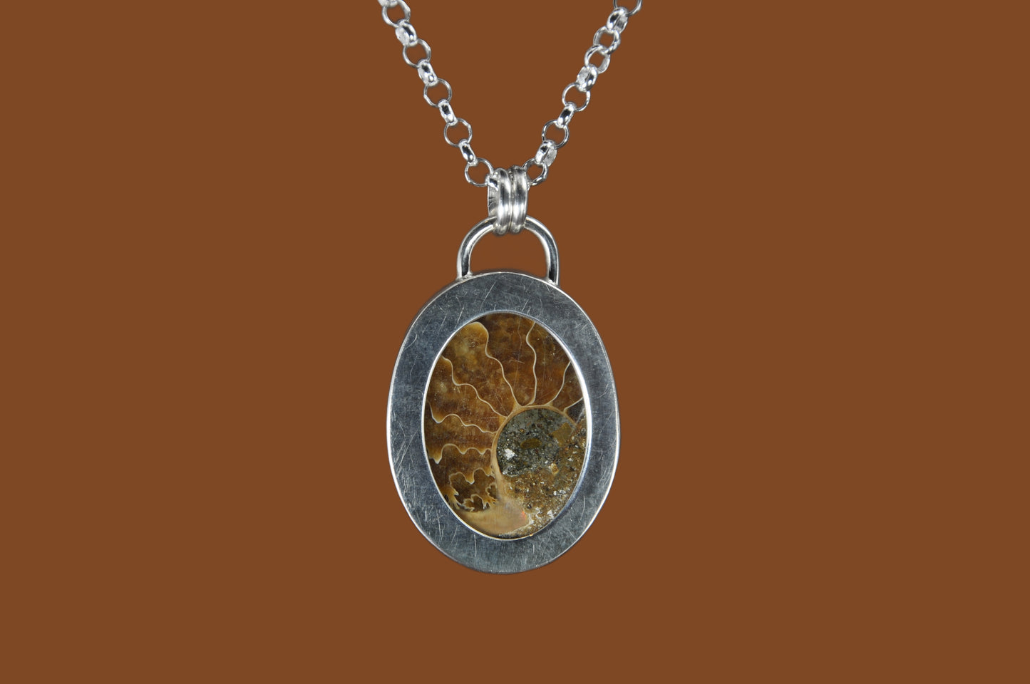 Ammonite Pendant Necklace