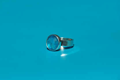 Apatite Doublet Ring