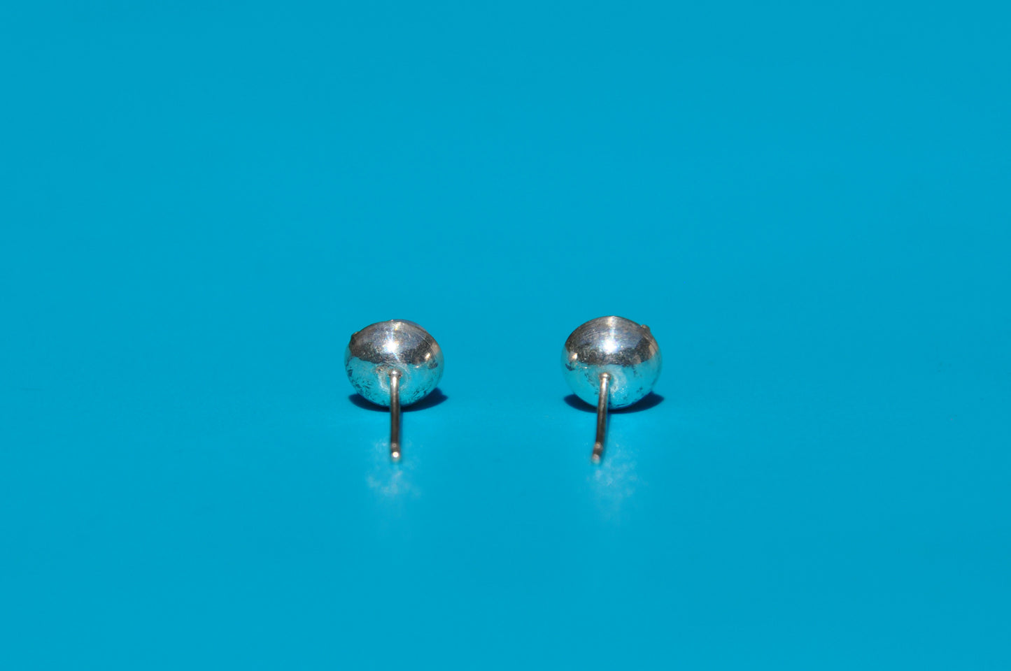 Aquamarine Roller Stud Earrings