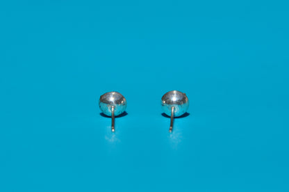 Aquamarine Roller Stud Earrings