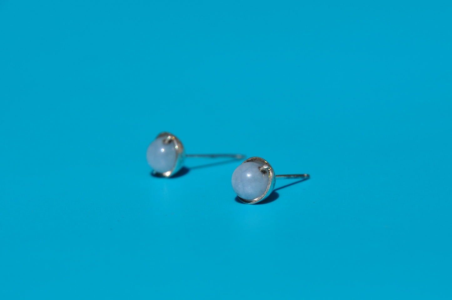 Aquamarine Roller Stud Earrings