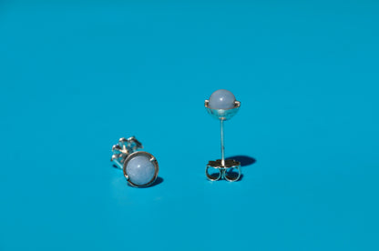 Aquamarine Roller Stud Earrings