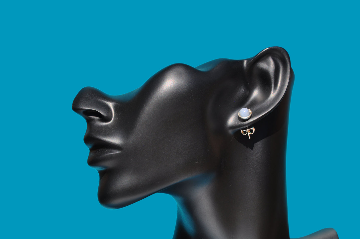 Aquamarine Roller Stud Earrings