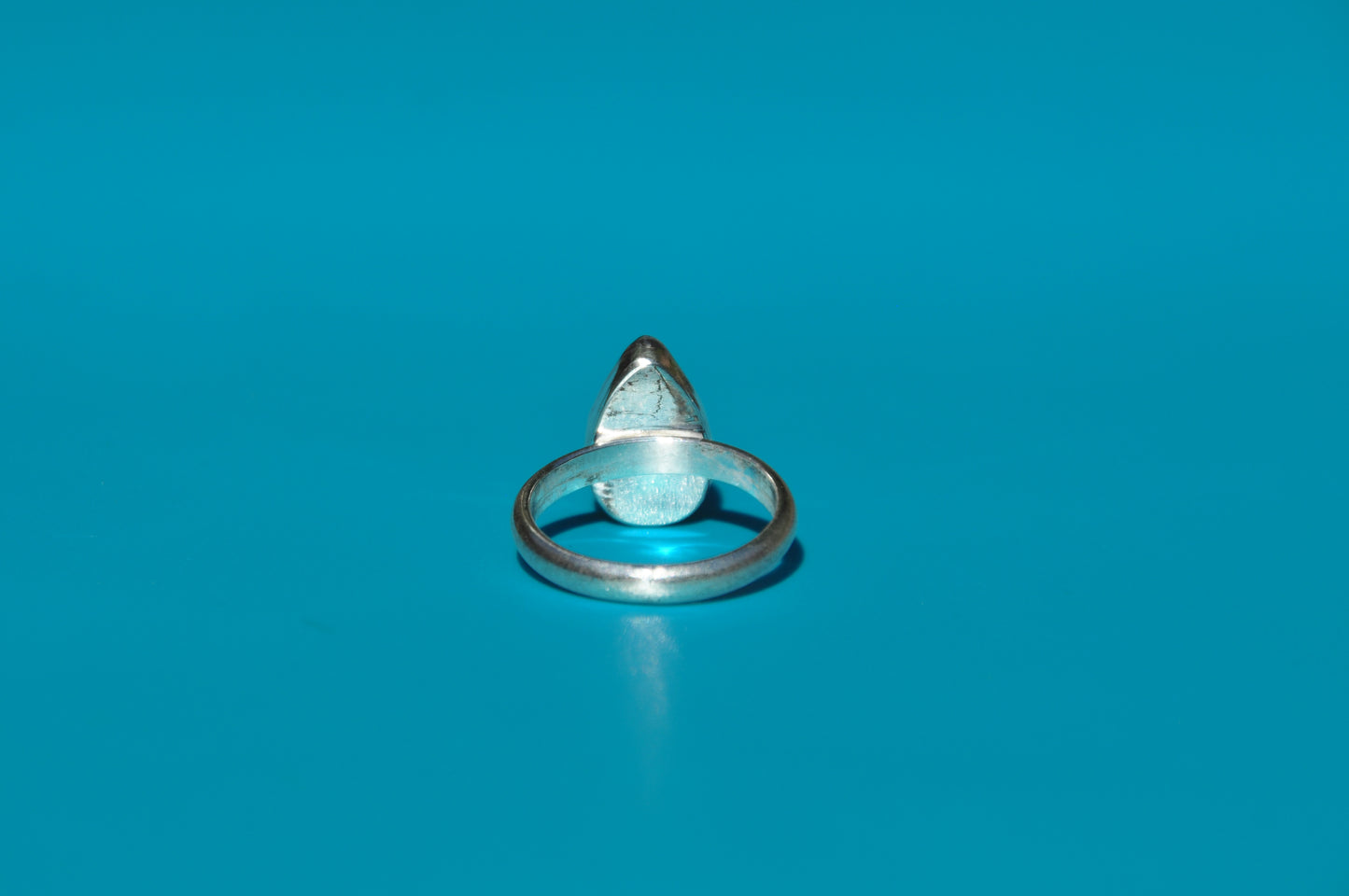 Aquamarine Teardrop Ring