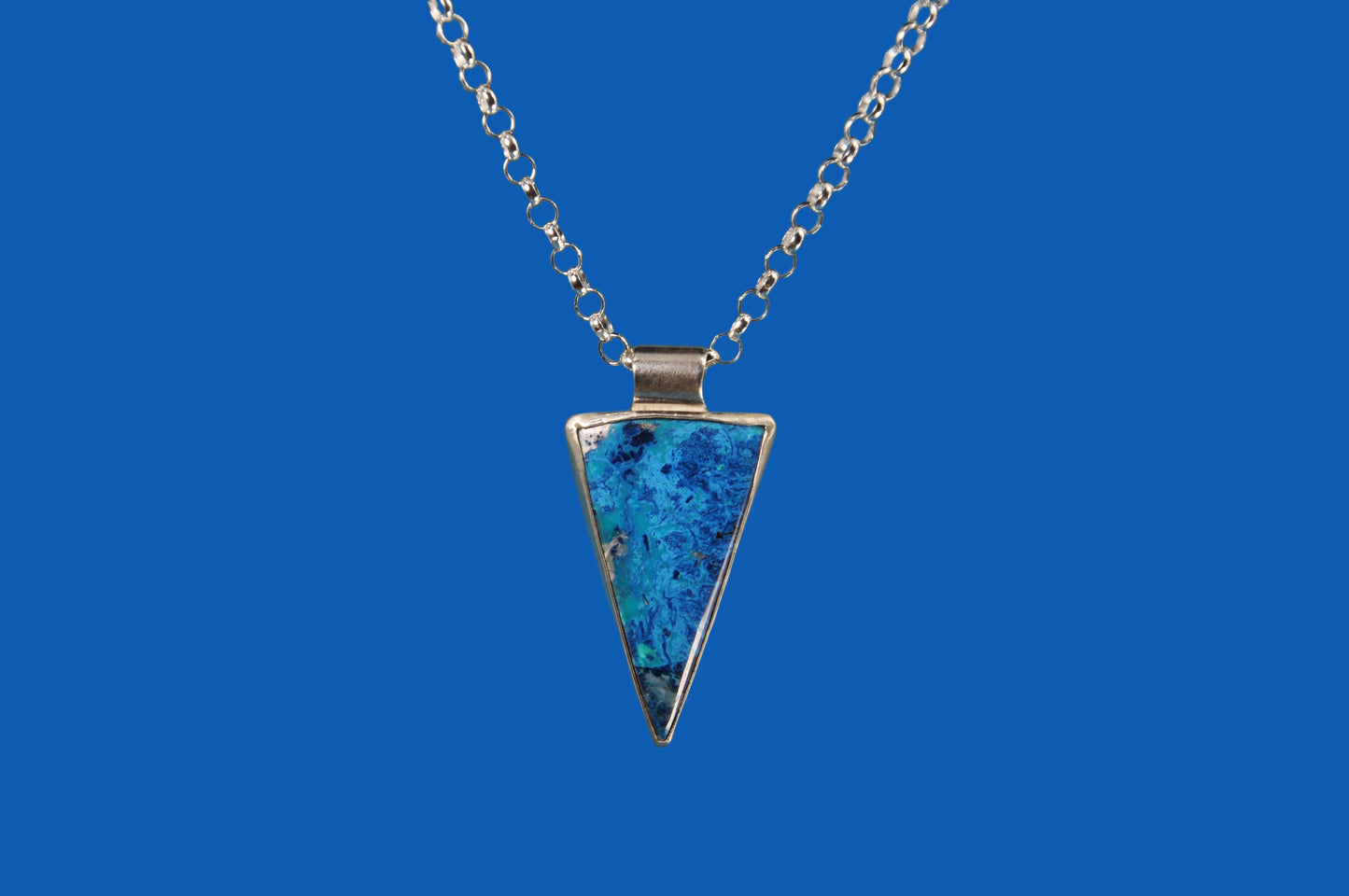 Azurite Pendant Necklace