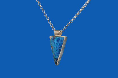 Azurite Pendant Necklace