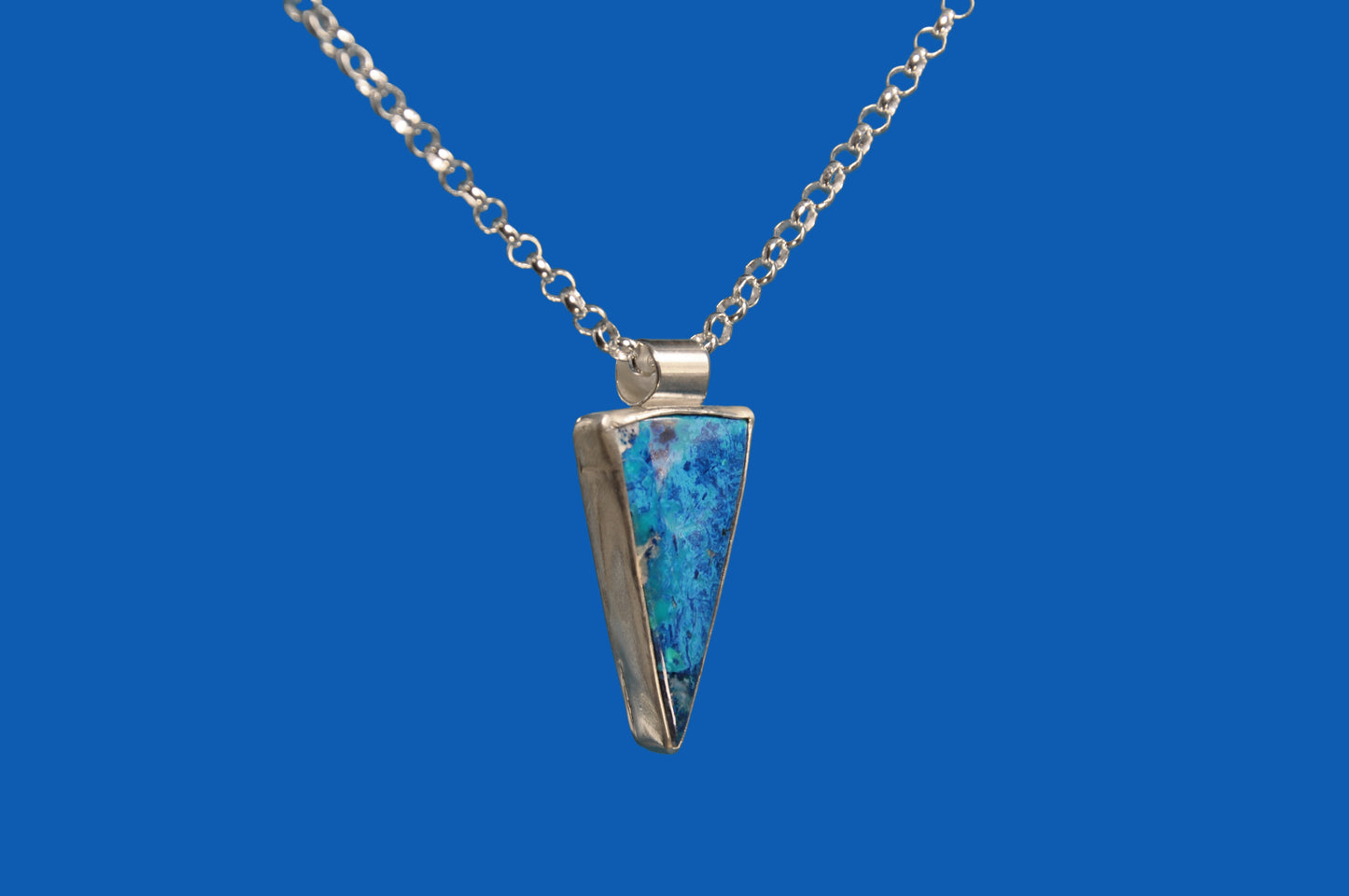 Azurite Pendant Necklace