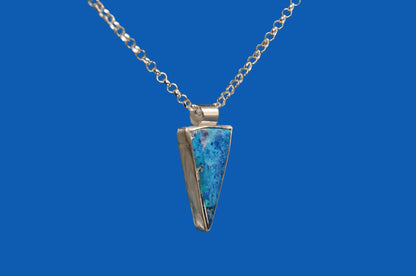 Azurite Pendant Necklace