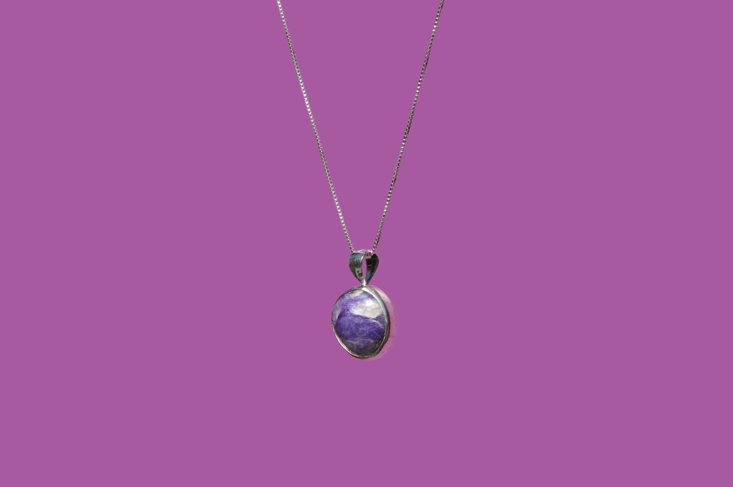 Charoite Pendant Necklace
