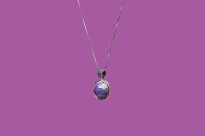 Charoite Pendant Necklace