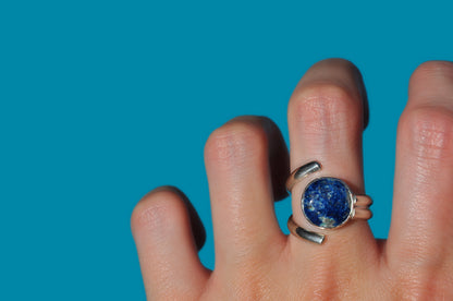 Chrysocolla Bypass Ring