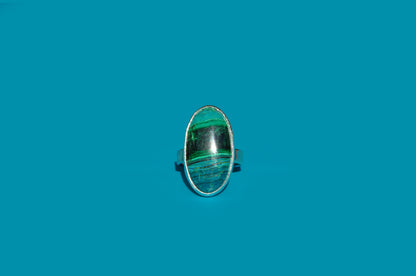 Chrysocolla Malachite Ring