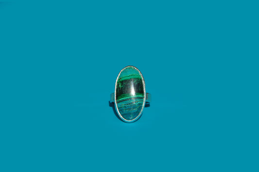 Chrysocolla Malachite Ring