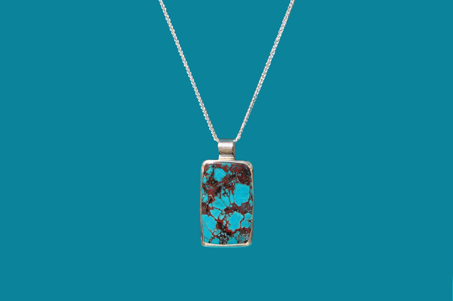 Chrysocolla Pendant Necklace