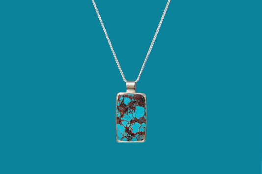 Chrysocolla Pendant Necklace