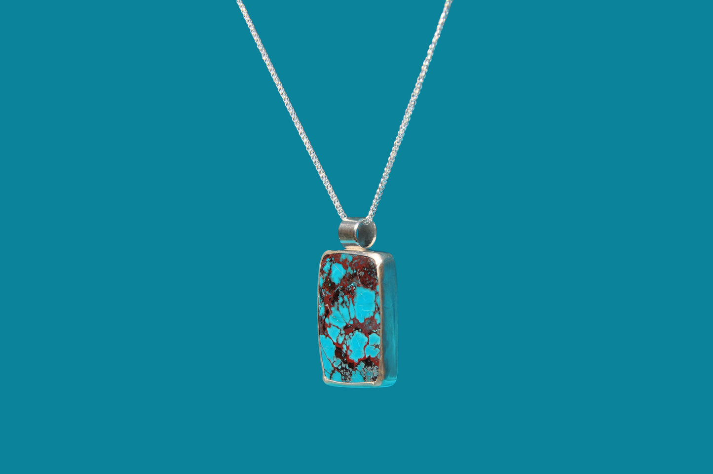 Chrysocolla Pendant Necklace