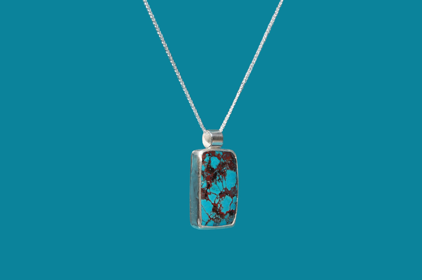 Chrysocolla Pendant Necklace