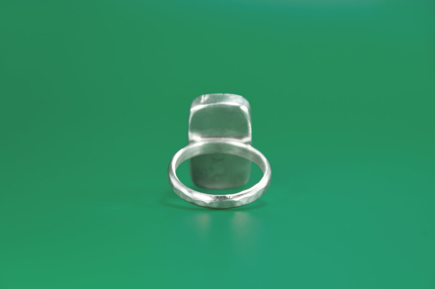 Chrysoprase Rectangle Ring