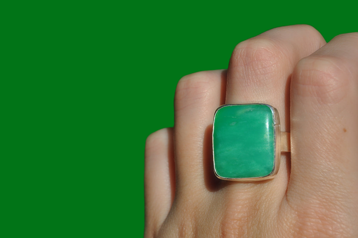 Chrysoprase Ring