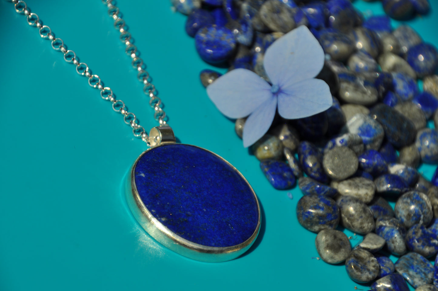 Lapis Pendant Necklace