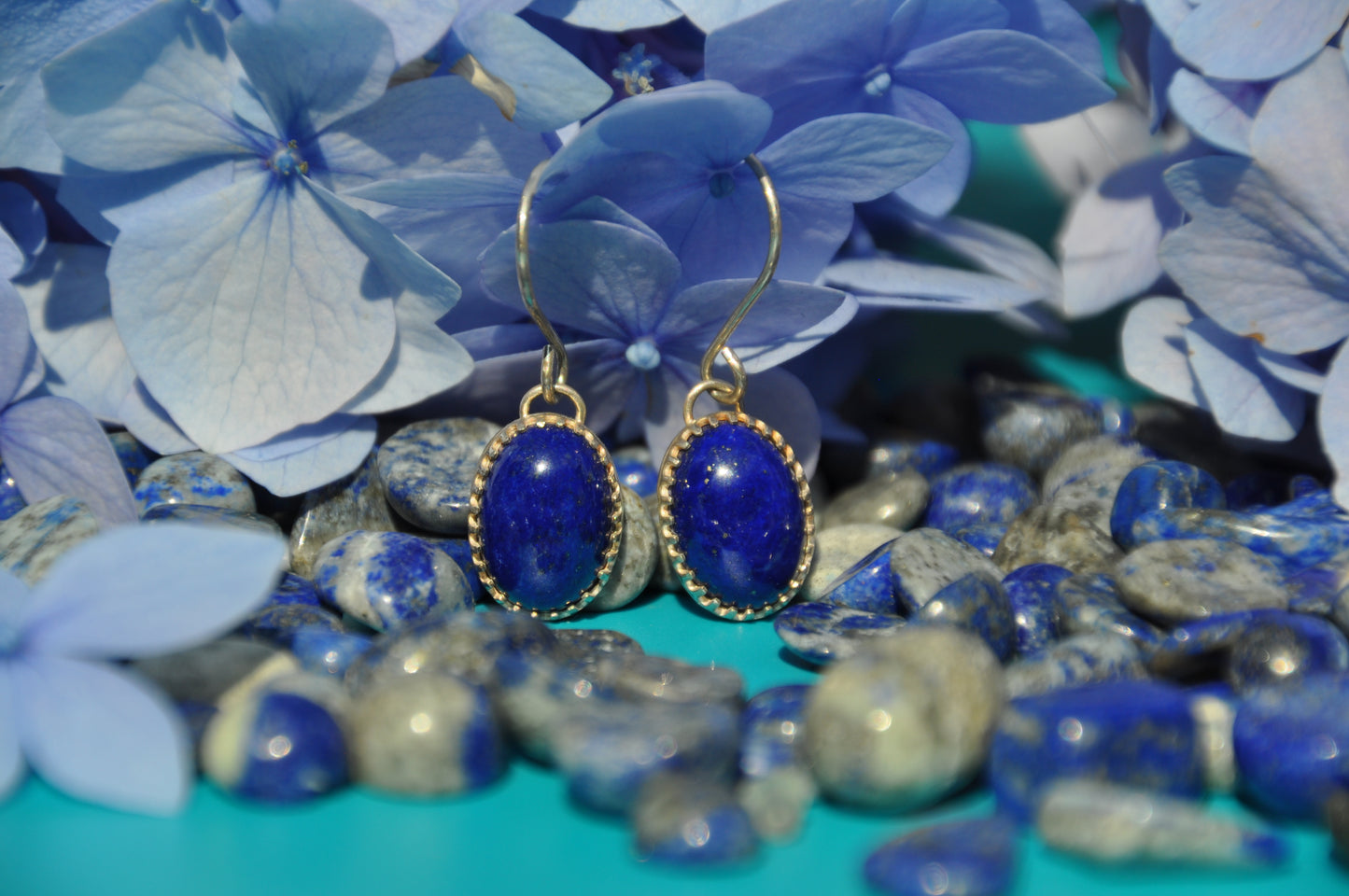 Lapis Dangle Earrings