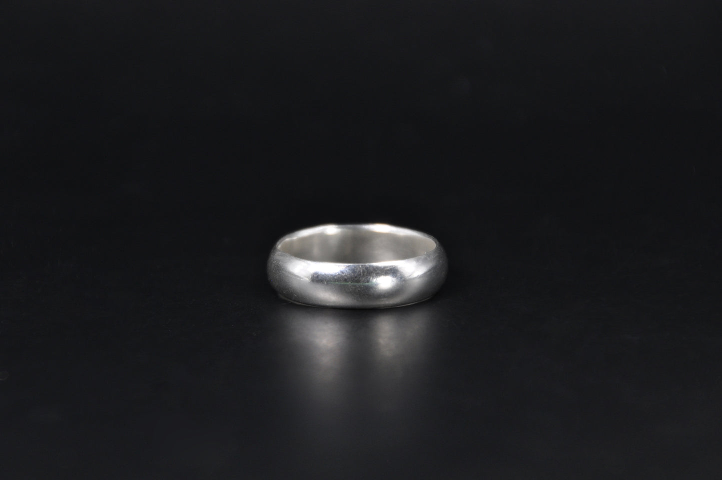 Low Dome Sterling Silver Band