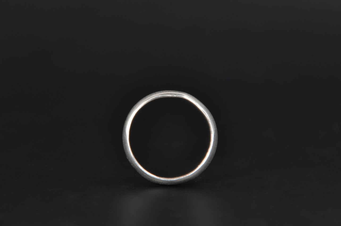 Low Dome Sterling Silver Band