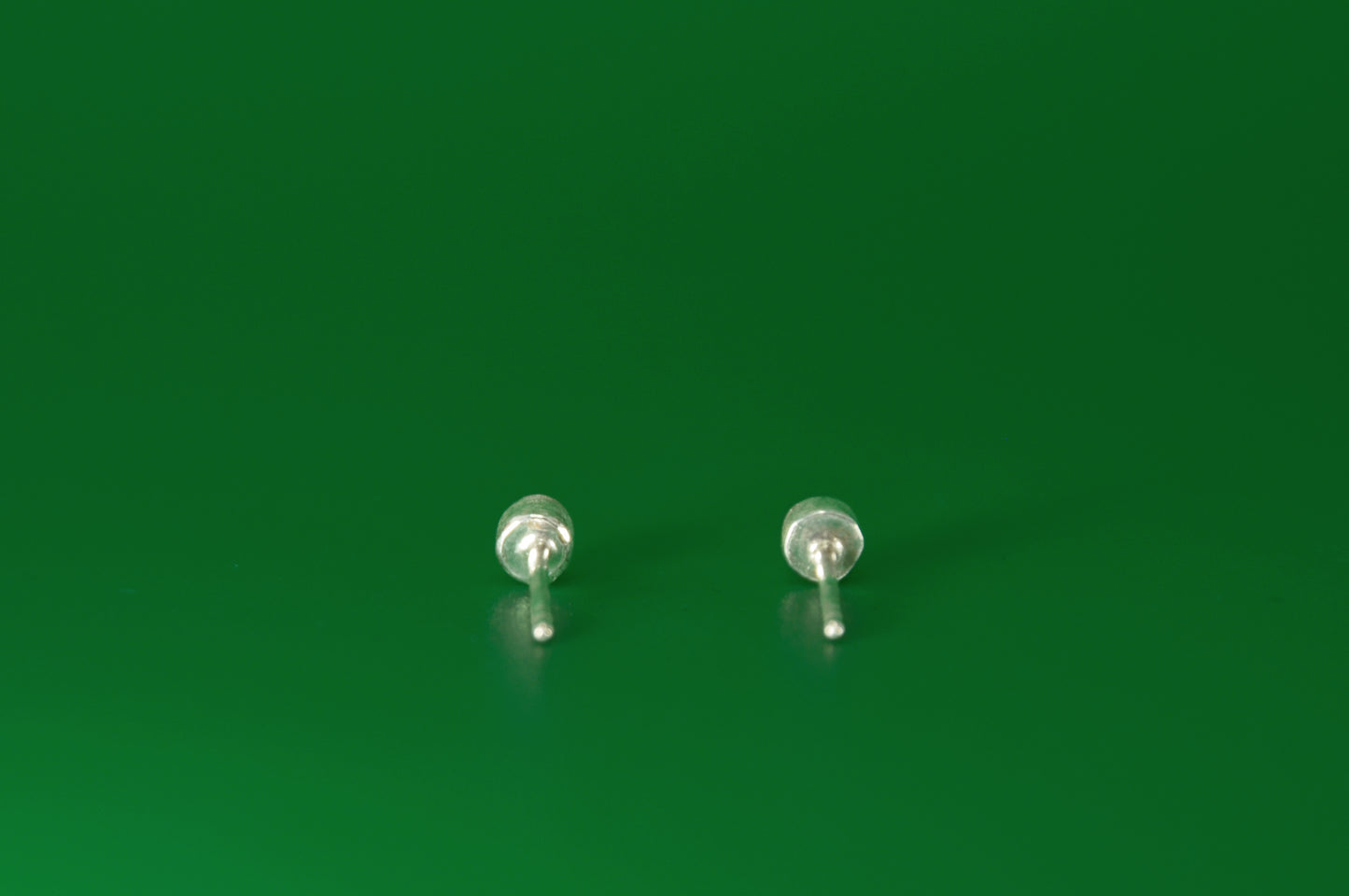 Emerald Birthstone Stud Earrings