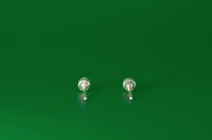 Emerald Birthstone Stud Earrings