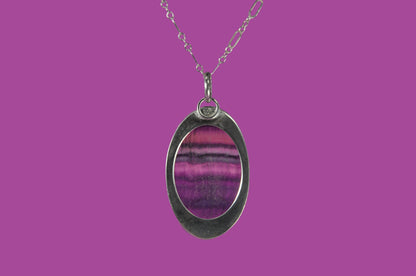 Fluorite Pendant Necklace