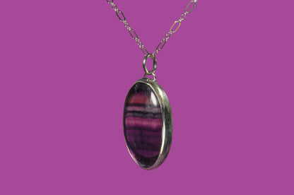 Fluorite Pendant Necklace