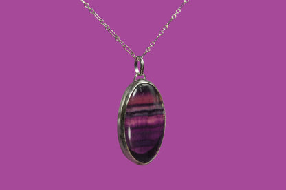 Fluorite Pendant Necklace