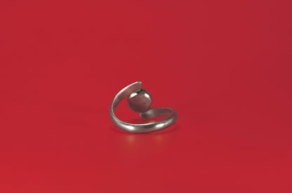 Garnet Bypass Ring