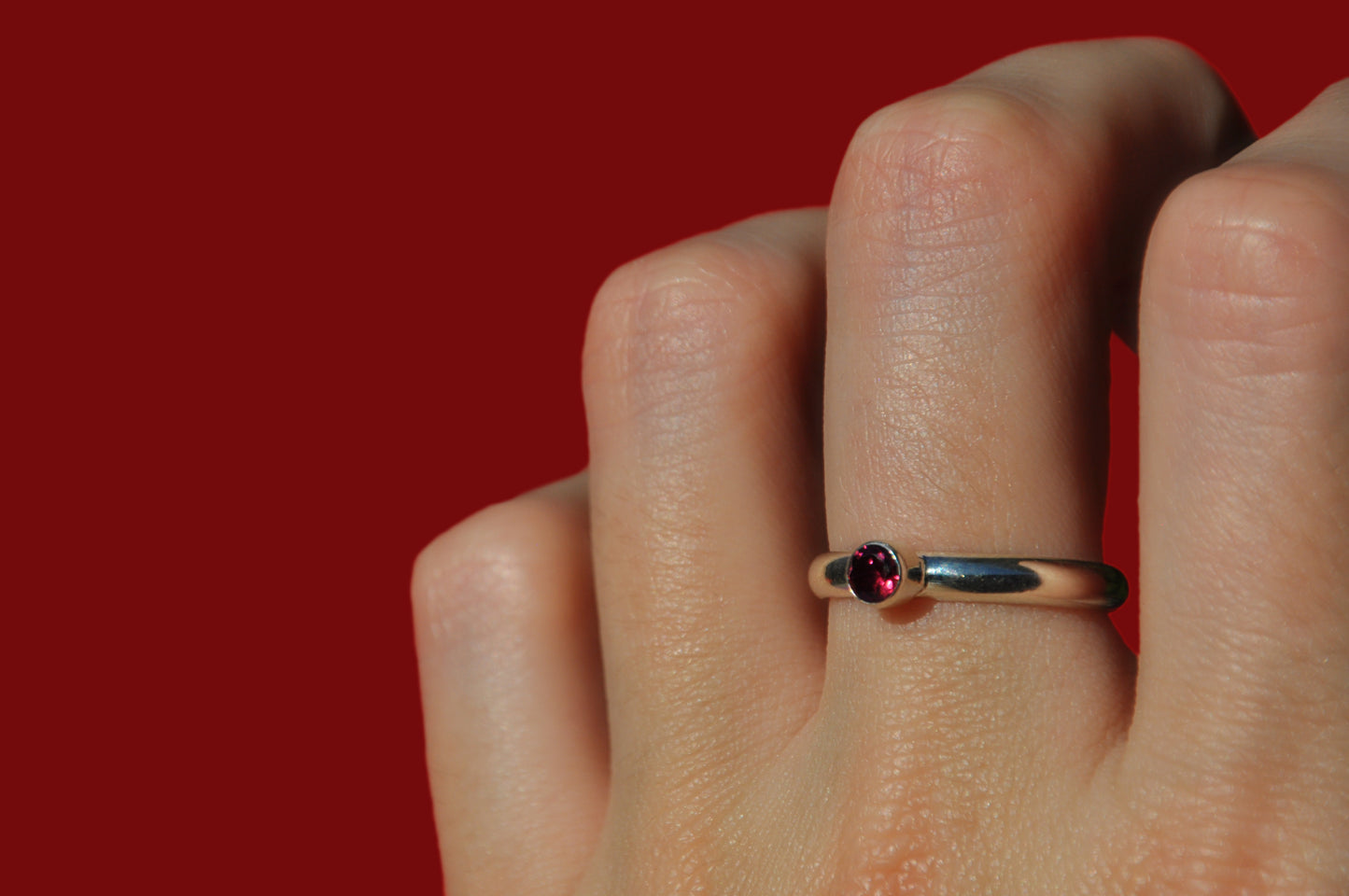 Garnet Birthstone Ring