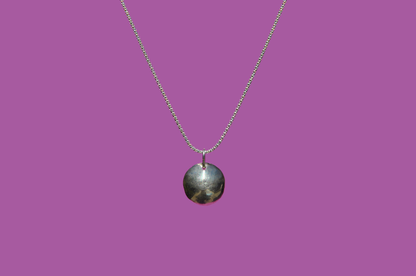 Charoite "Clam Shell" Necklace