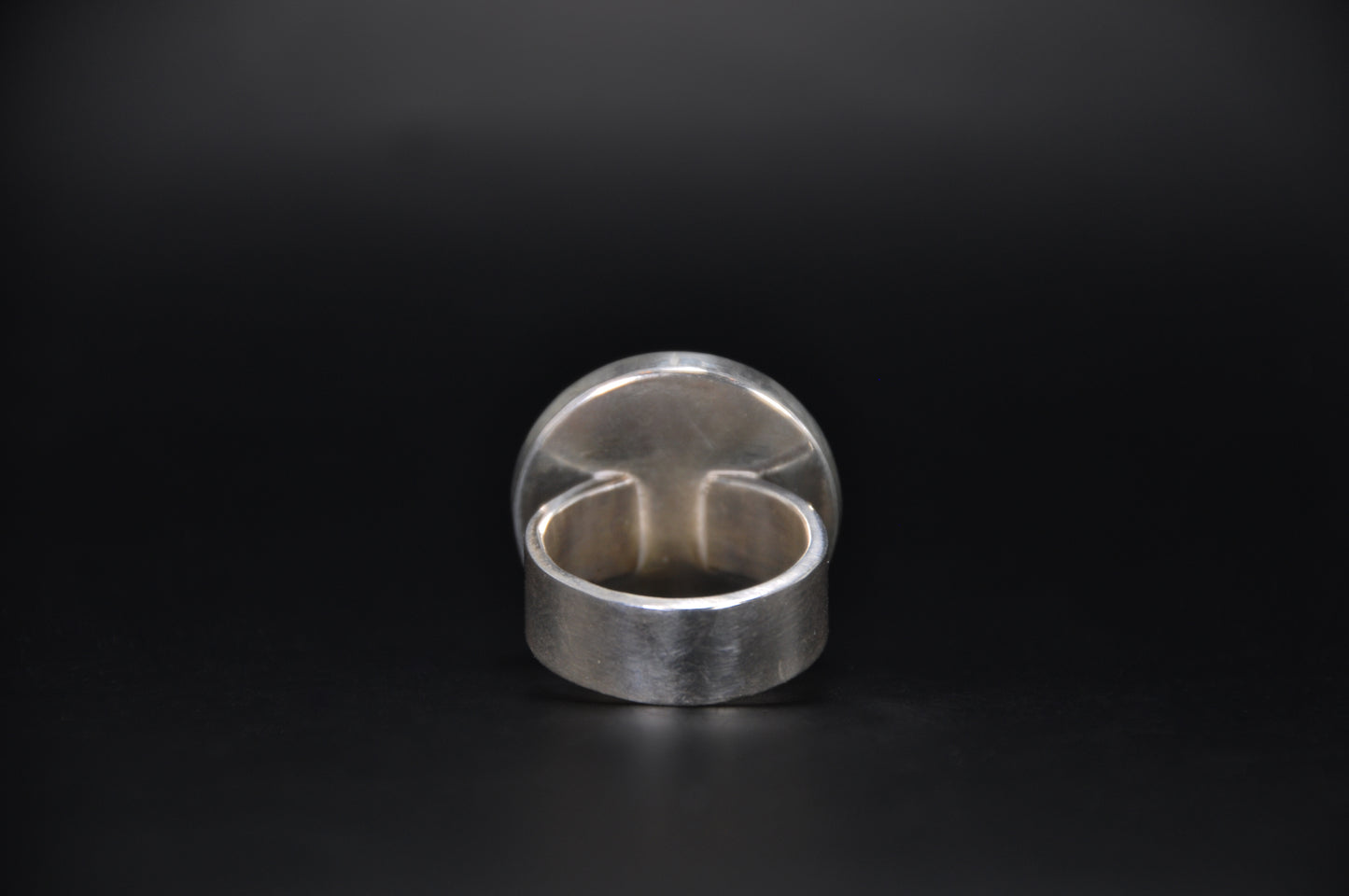 Labradorite Circle Sterling Silver Ring