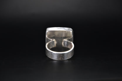 Labradorite Rectangle Ring