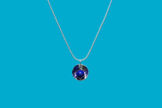 Lapis "Clam Shell" Necklace