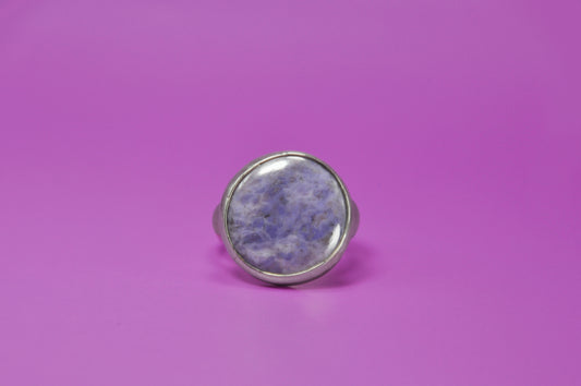 Turkish Lavender Jade Ring