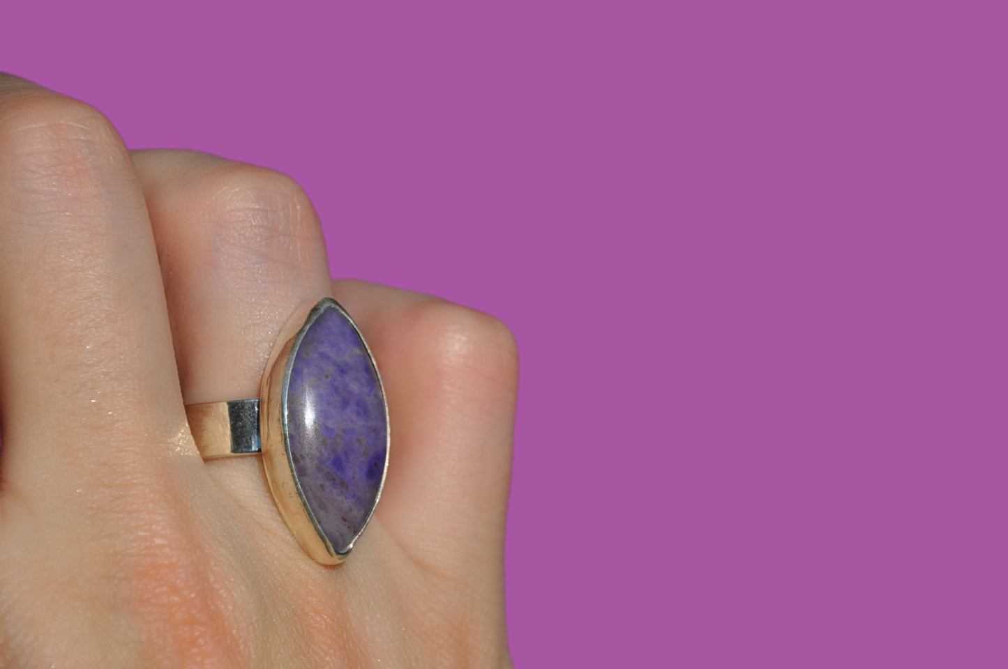 Lavender Jade Ring