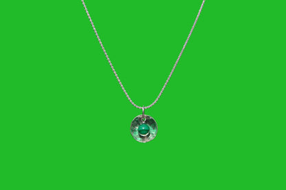 Malachite "Clam Shell" Necklace