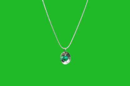 Malachite "Clam Shell" Necklace
