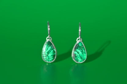 Malachite Teardrop Earrings