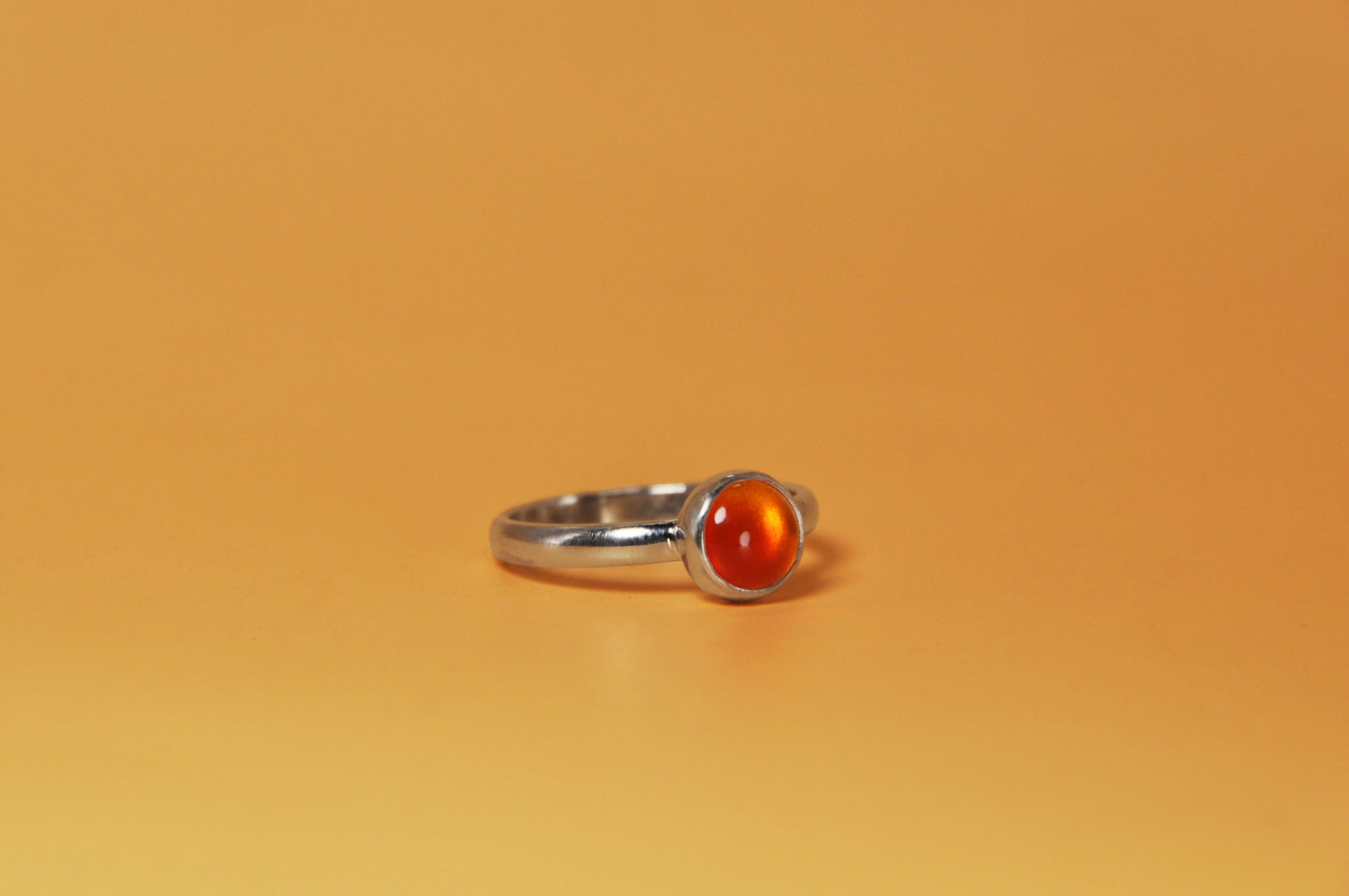 Mexican Fire Opal Ring