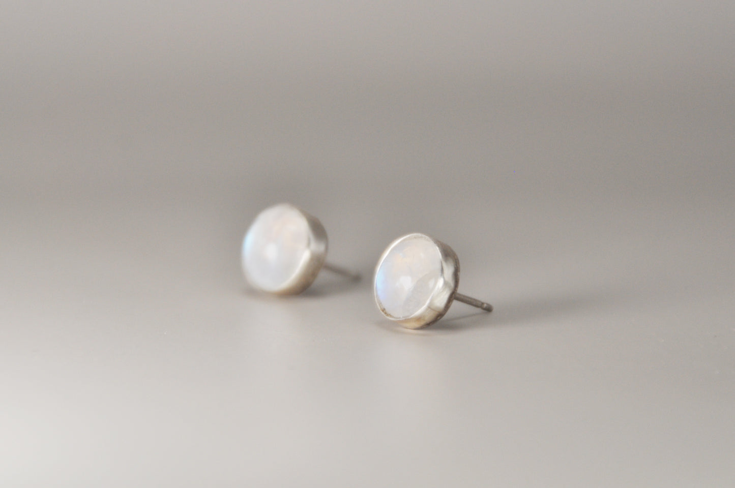 Moonstone Stud Earrings