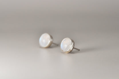 Moonstone Stud Earrings