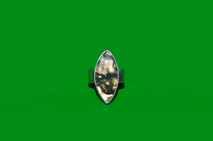Moss Agate Ring