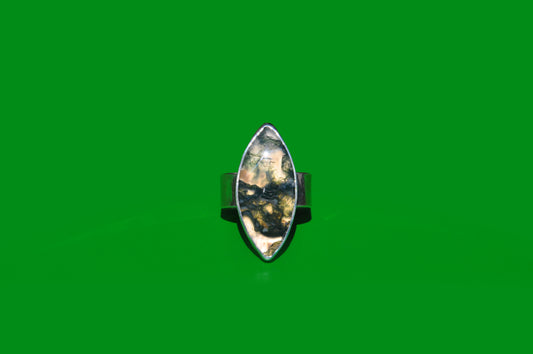 Moss Agate Ring